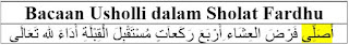 Usholli Artinya dan Contoh Bacaannya dalam Sholat Fardhu dan Sunnah