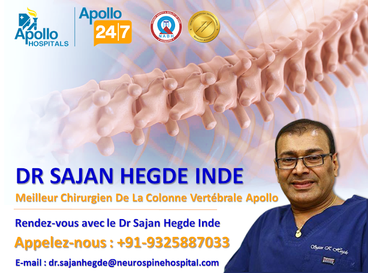 Dr Sajan Hegde Chirurgien de la colonne vertébrale Apollo Inde