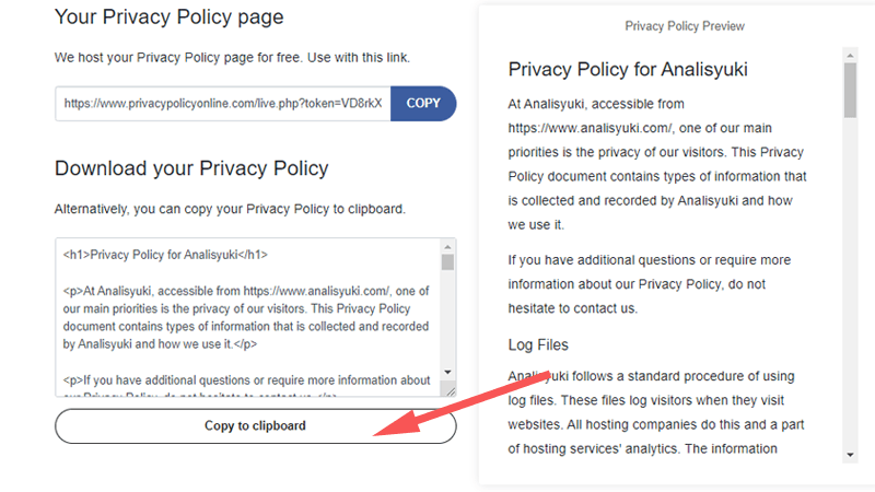 Cara Membuat Privacy Policy di Blogger