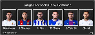 PES 2021 LaLiga Facepack #13 by Fleishman