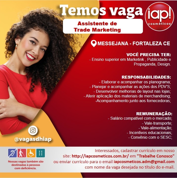ASSISTENTE DE TRADE MARKETING
