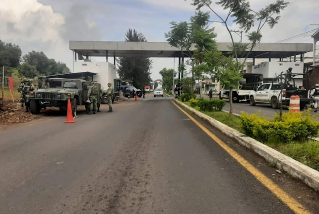 Policias y militares realizaron operativos en San Juan Nuevo, Cuanajo, Ario, La Huacana y Zitácuaro, este fin de semana.