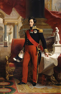 Known as People King, Portrait of Louis-Philippe I by Franz Xaver Winterhalter made in 1841.