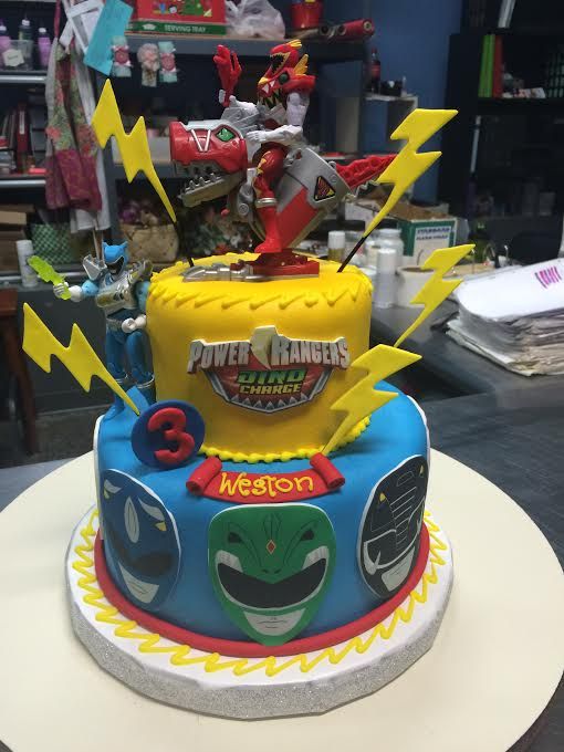 power ranger cake ideas