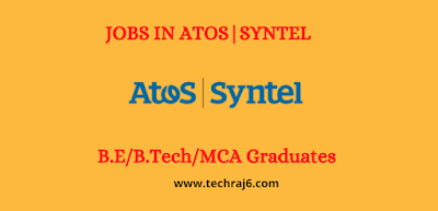 Atos Syntel is Hiring For Graduate Trainee Engineer: B.Tech/B.E/MCA Graduates