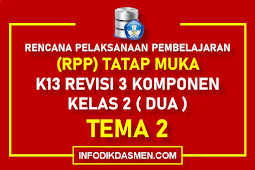 RPP KELAS 2 TEMA 2 KURIKULUM 2013 REVISI 3 KOMPONEN