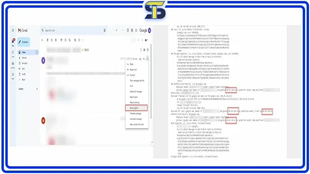 كيفية تحديد موقع ip من خلال البريد الإلكتروني