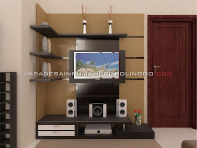 Interior dan Rak Meja TV Modern Minimalis