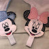 Mickey Mouse and Minnie Aplique Embroidery Design