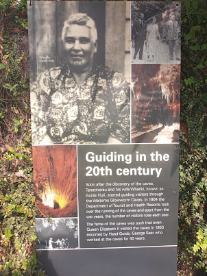 Entrance to Waitomo Glowworm caves.