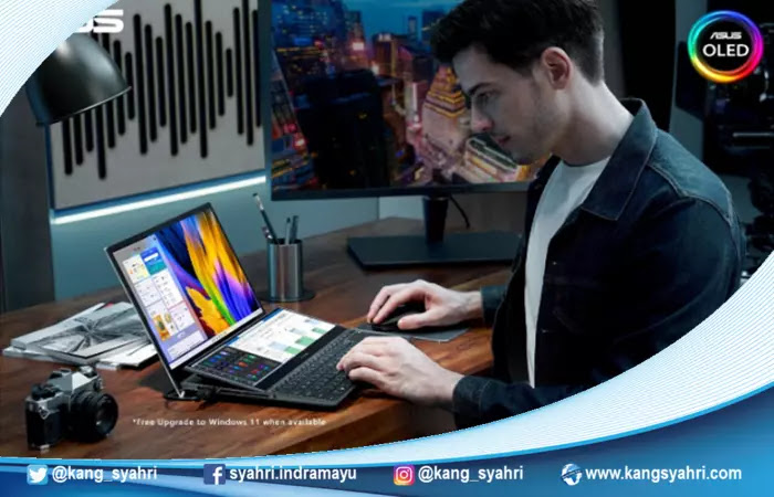 ASUS ZenBook Pro Duo 15 OLED, Laptop Pilihan Creator Profesional