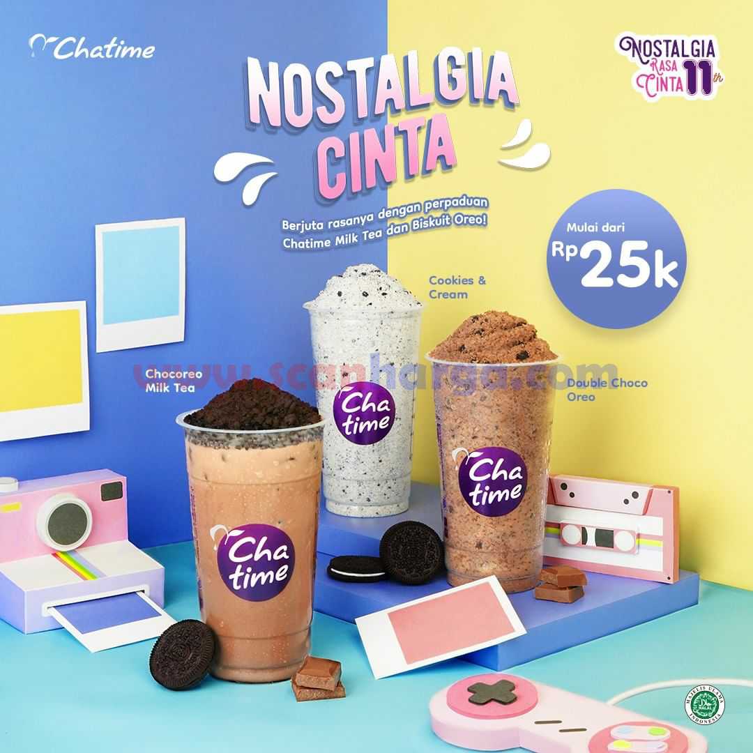 CHATIME Promo Nostalgia Cinta Series Harga Mulai Rp 25rb