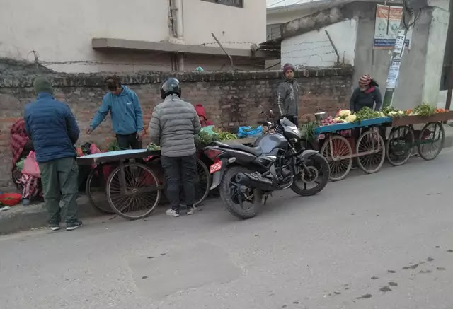 Footpath Business Becoming a Big Issue for Kathmandu?