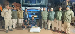 Karbi Anglong Authorities Intercept Bus, Uncover 1.910 kg of Morphine in Midnight Raid
