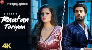 Raatan Teriyan | रात तेरियान Lyrics | Singga | Pragati