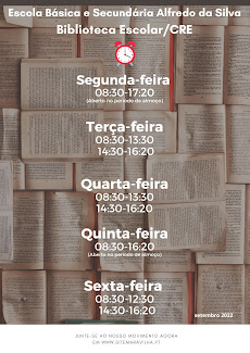 Horário Biblioteca Escolar/CRE