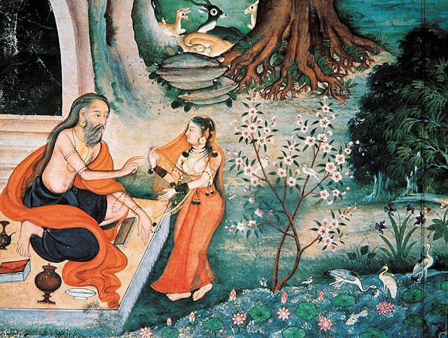 Vishvamitra and Menaka