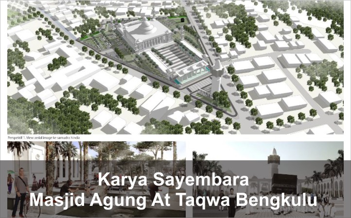 Desain masterplan masjid agung bengkulu