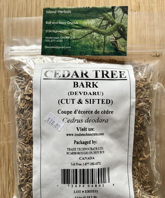 DEVDARU CEDAR TREE BARK, CEDRUS DEODARA