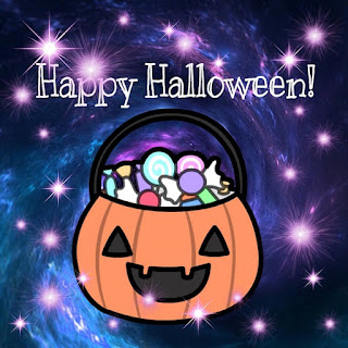 Happy Halloween cute greeting card