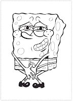 SpongeBob coloring page