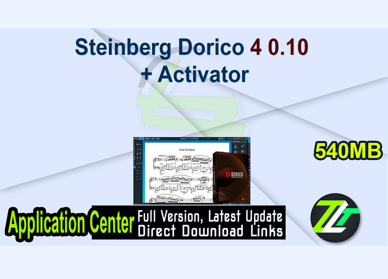 Steinberg Dorico 4 0.10 + Activator