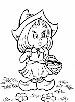 Little Red Riding Hood coloring page