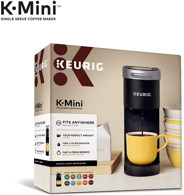 Keurig K-Mini Coffee Maker || Keurig K-Mini Coffee Maker, Single Serve K-Cup Pod Coffee Brewer, 6 to 12 Oz. Brew Sizes, Matte Black || Gadgets Serial ||