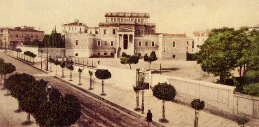 a pic of The National Historical Museum from the begging of the 20th century