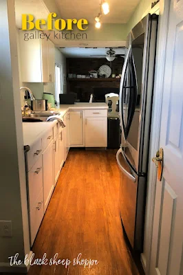 Plan to utilize every square inch of this small kitchen.