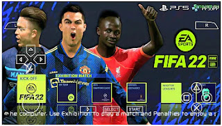 Download FIFA 22 MOD PES Chelito PPSSPP English Version Camera PS5 Best Graphics HD Real Face