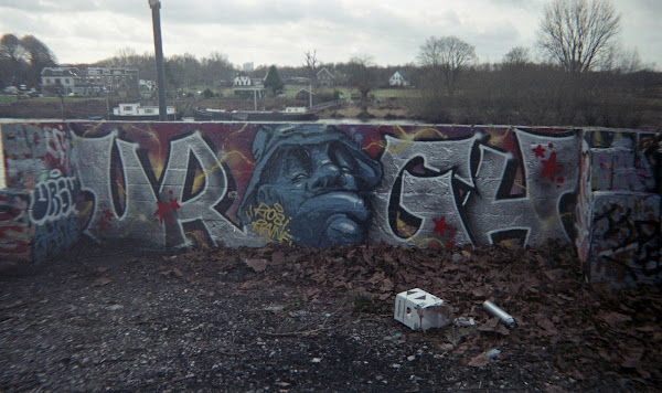 Graffiti Rijnkade, Arnhem, feb 2022