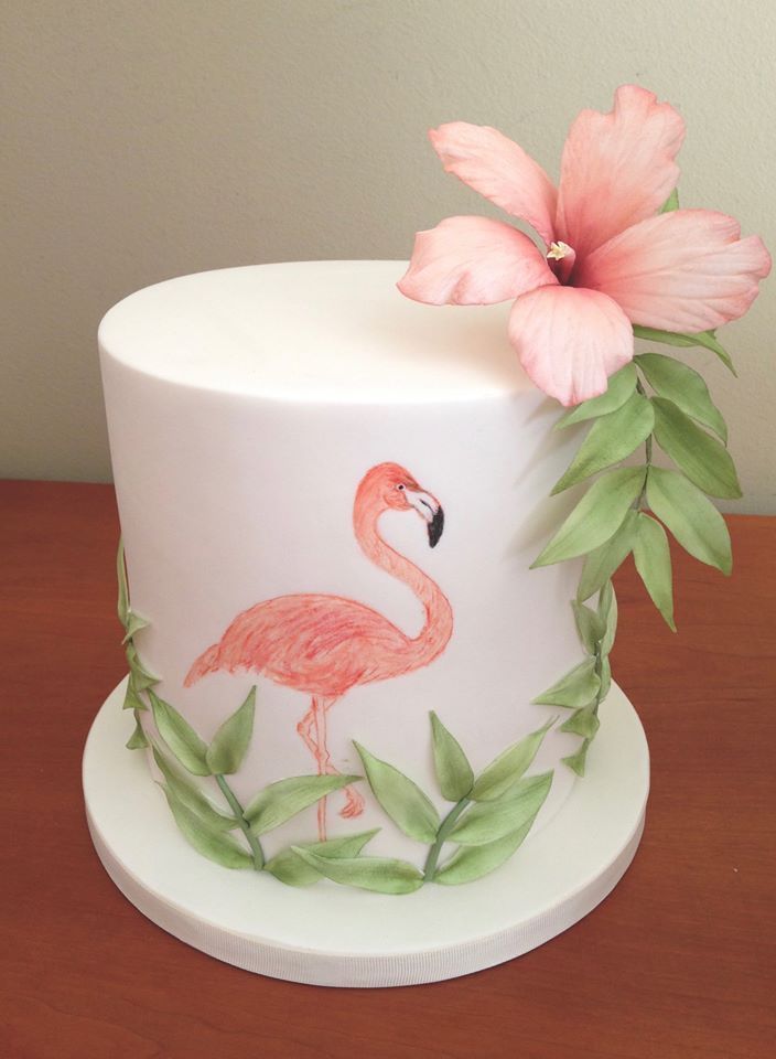 flamingo cake ideas