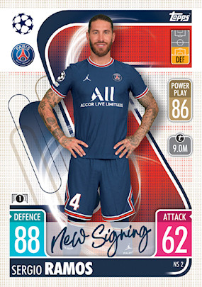 Topps - UEFA Champions League Match Attax 2021/22 (21) - NS1-NS42 - New Signing