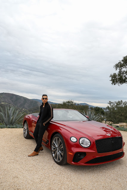 Leo Chan of Levitate Style with Bentley Continental CT Speed Convertible