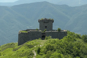 The Fratello Minore fortress above the Polcevera valley outside Bolzaneto