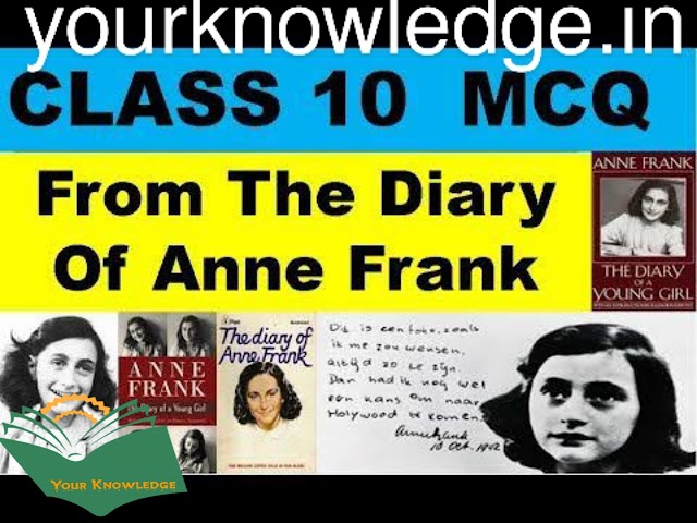 Lesson-4 From the diary of Anne Frank by Anne Frank 