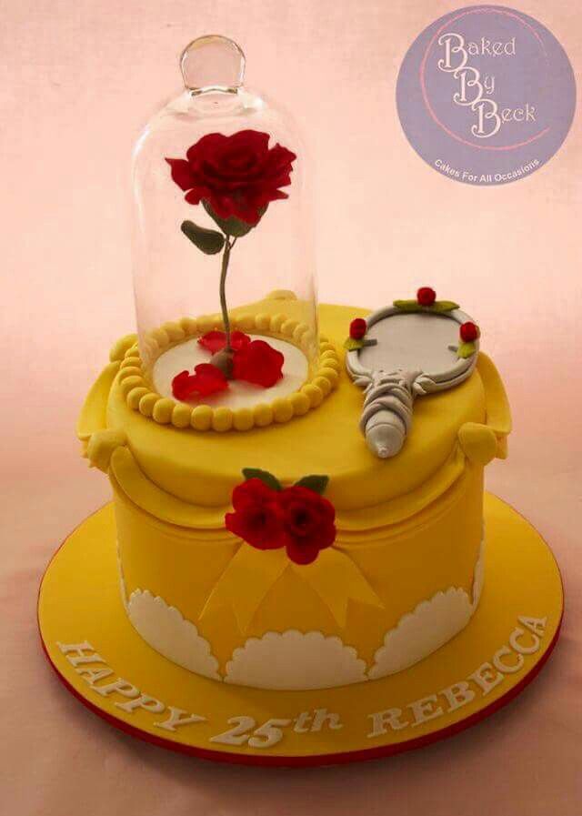 beauty and the beast cakes