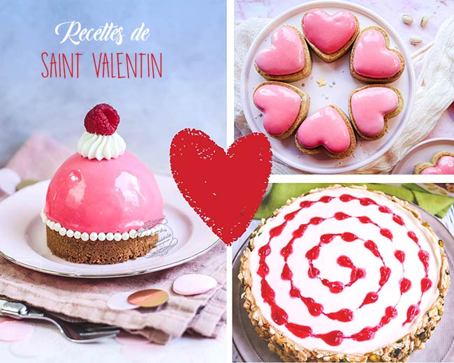 dessert saint valentin