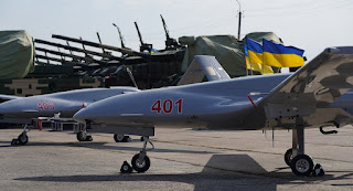 Bayraktar TB2 drone in action in Donbass