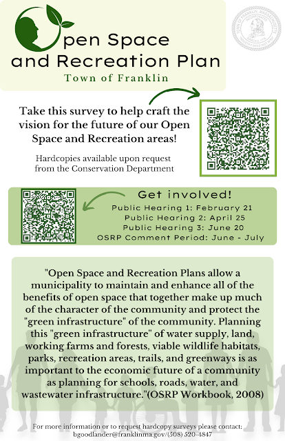 Town of Franklin: The 2023 OSRP Survey is Now Open for your input!