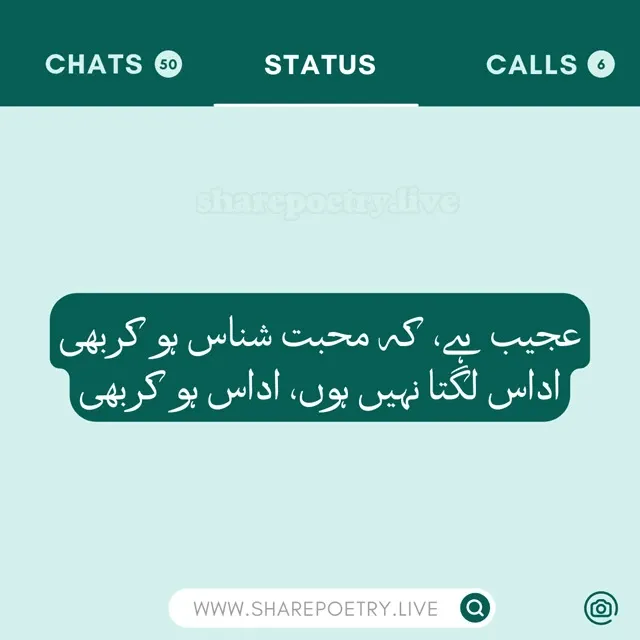 whatsapp status in urdu poetry - Whatsapp Status Background