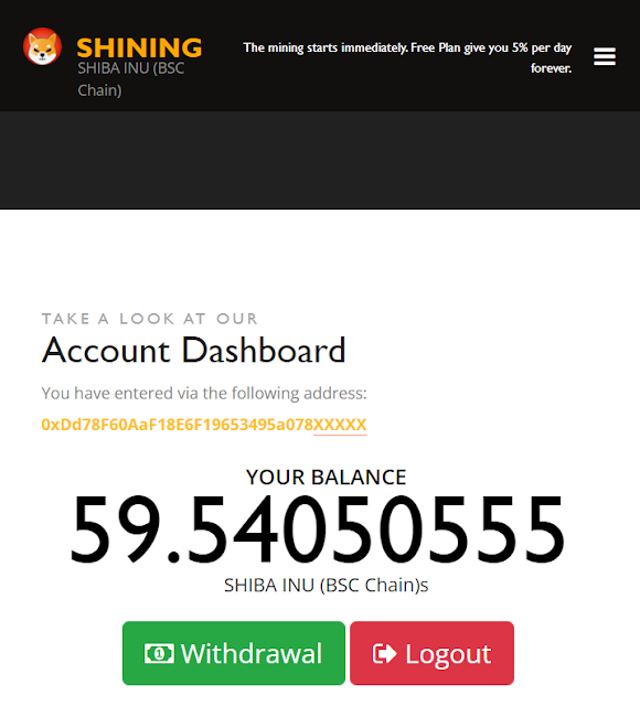 Cara Mining Coin Shiba Inu Gratis Tanpa deposit di Situs Shiba Inu Mining