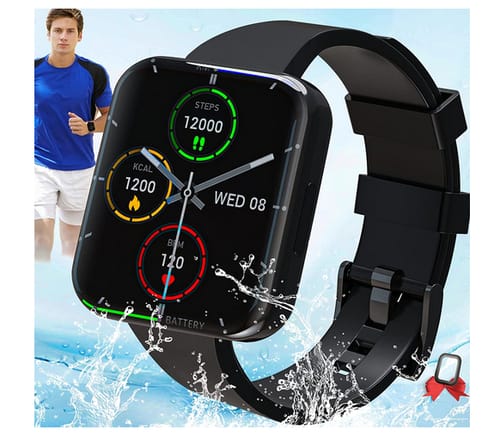 Klocaty Men Women Fitness Activity Tracker Smart Watch