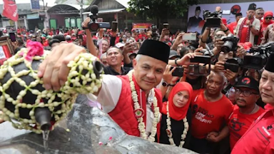 Berkat Diumumkan Jadi Capres dari PDIP, Elektabilitas Ganjar Kembali Lampaui Prabowo  