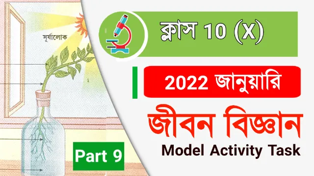 Class 10 model activity task Life science part 9  2022
