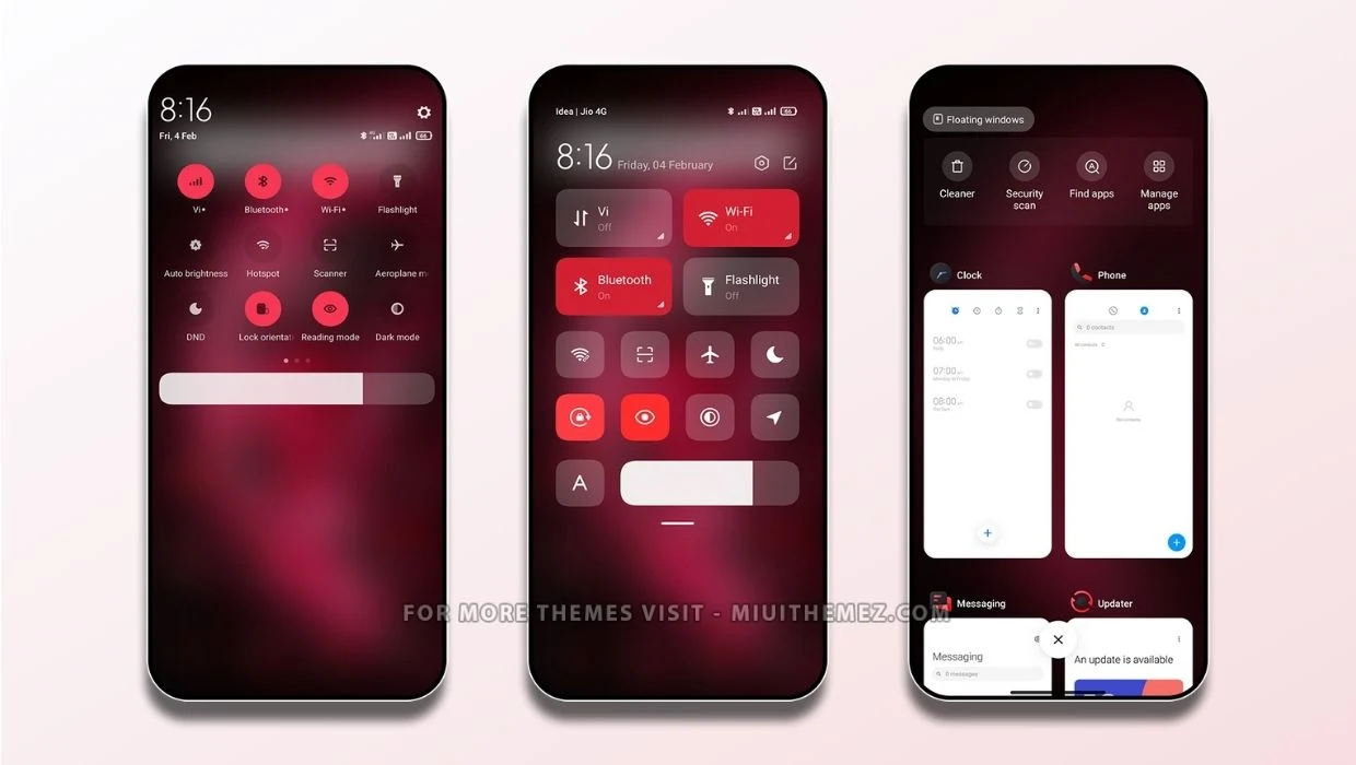 Lux Red MIUI Theme
