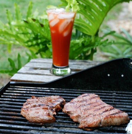 Bloody Mary Grilled Steaks Recipe