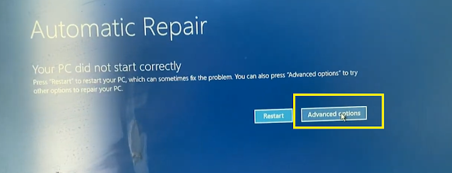 How To Fix Automatic Repair Loop In Windows 10 - Startup Repair Couldn't Repair Your PC