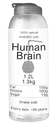 human brain nutritional label